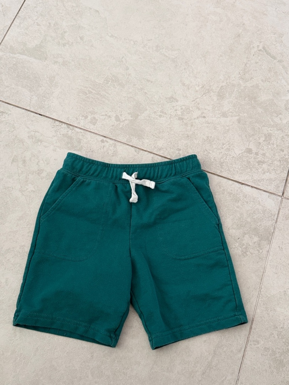 Cat & Jack Teal Knit Drawstring Shorts